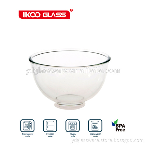 microwave/oven safe pyrex high borosilicate glass salad bowl